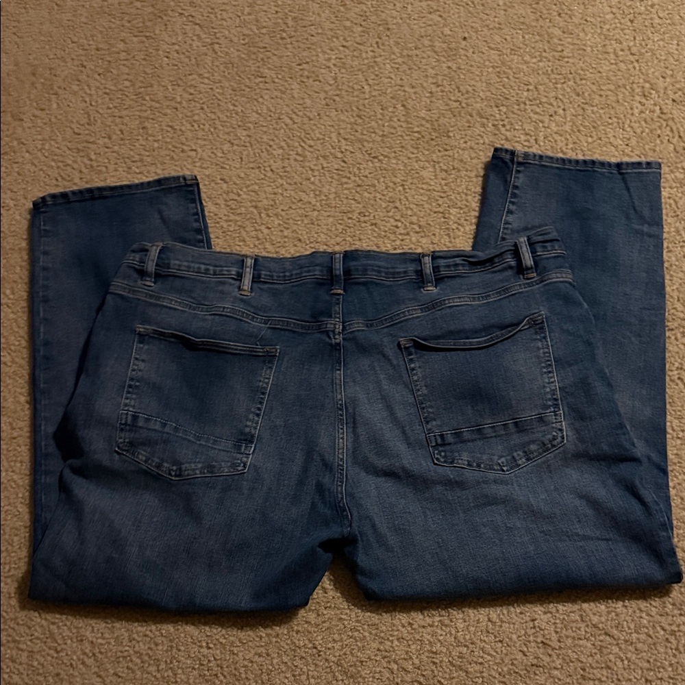 Arizona Jean Company Men's Dark Wash Relaxed Jeans - Picture 2 of 4